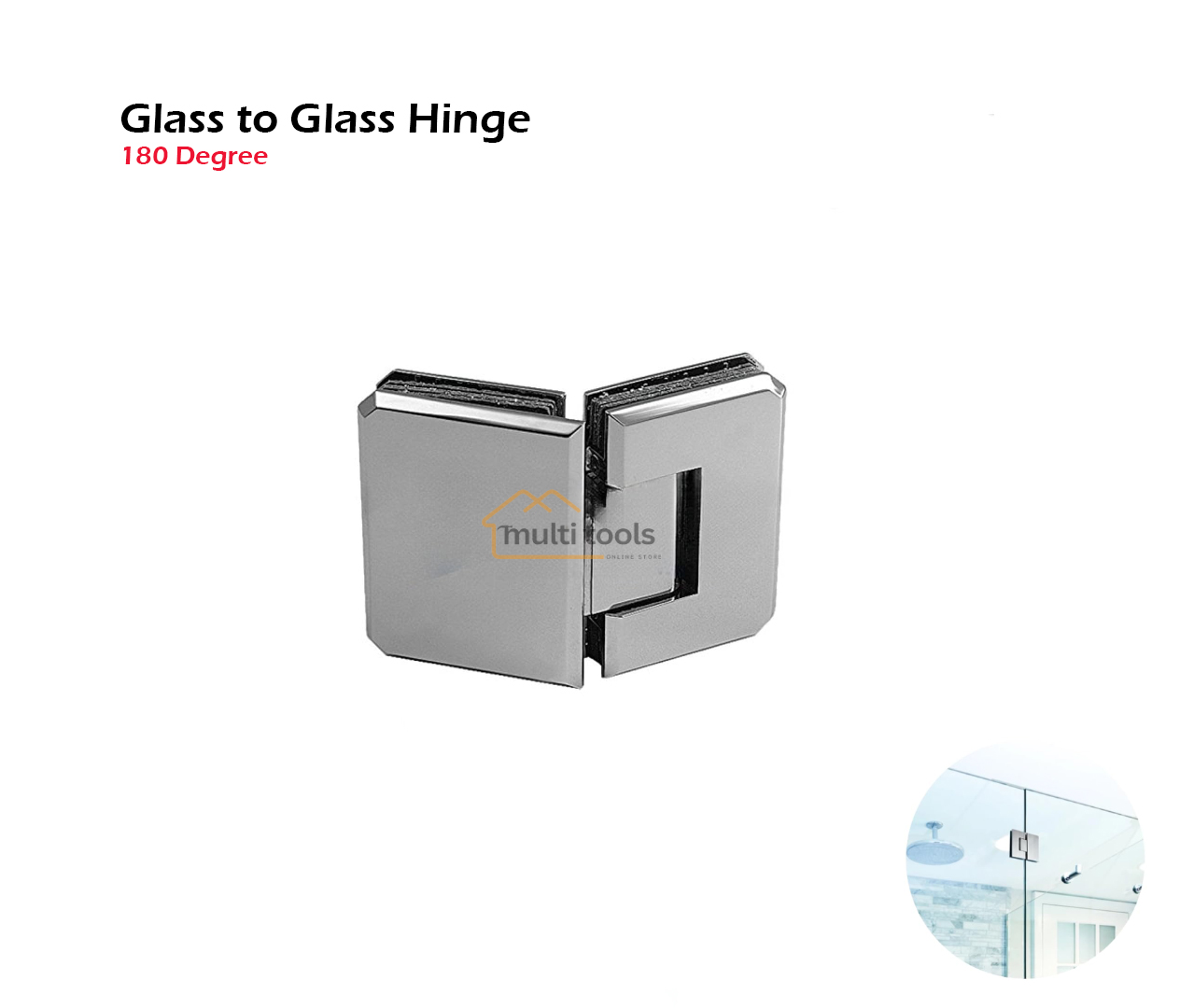 Glass To Glass Hinge 180 Degree